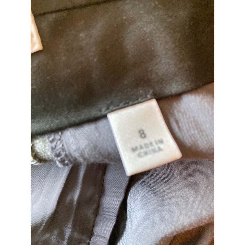 Babaton Aritzia Heather Gray Pleated Wide Leg High Waist Trousers Pants Size 8 - Picture 4 of 10